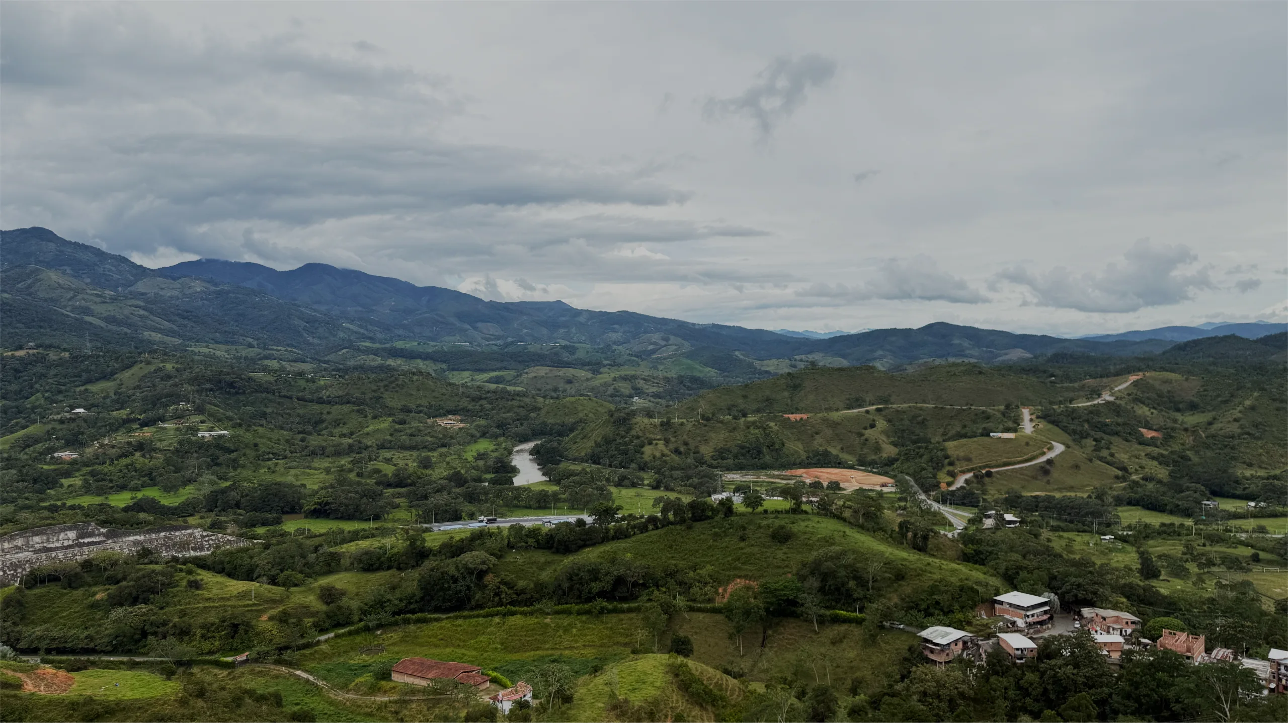 Panorámica del territorio de Antioquia Gold